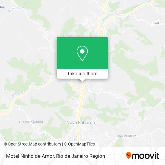 Mapa Motel Ninho de Amor