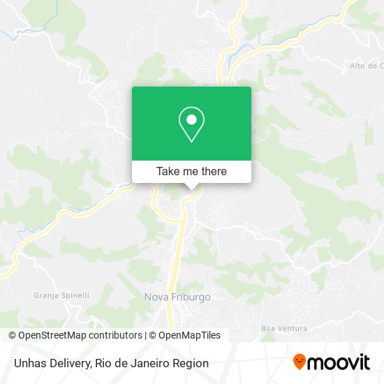 Unhas Delivery map