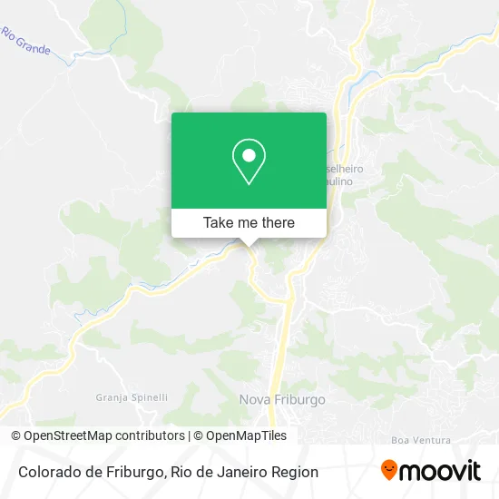 Colorado de Friburgo map