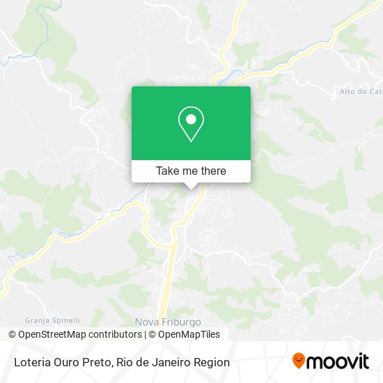 Loteria Ouro Preto map