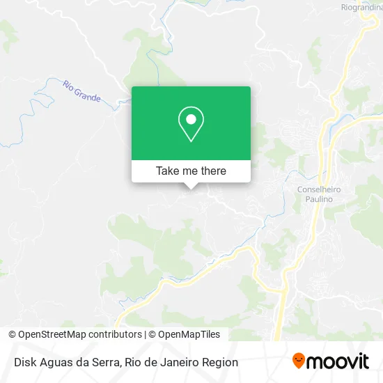 Disk Aguas da Serra map
