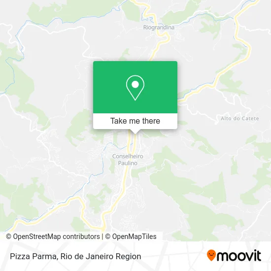 Pizza Parma map