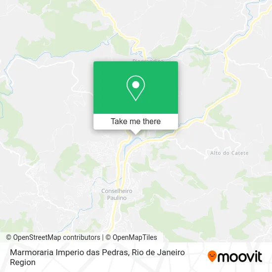 Marmoraria Imperio das Pedras map