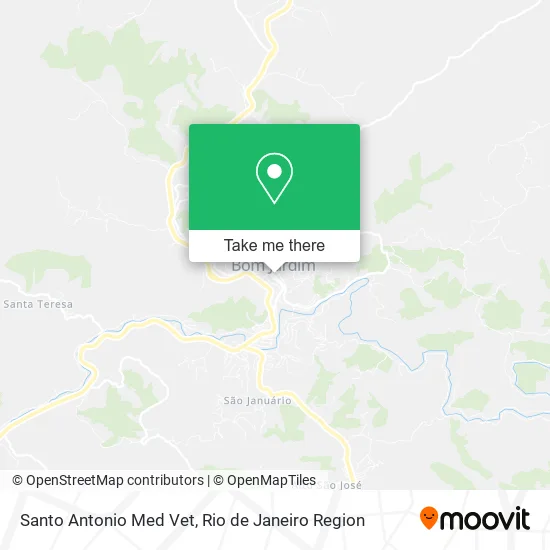 Santo Antonio Med Vet map