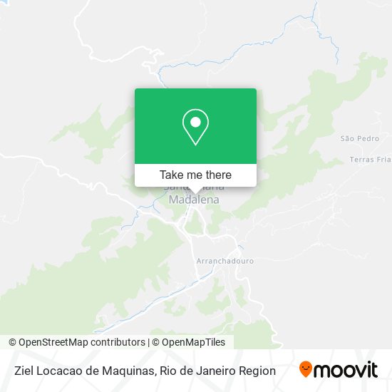 Ziel Locacao de Maquinas map