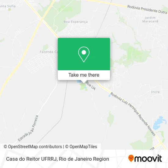 Casa do Reitor UFRRJ map