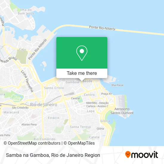 Samba na Gamboa map
