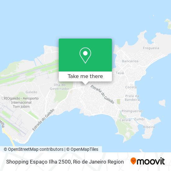 Shopping Espaço Ilha 2500 map