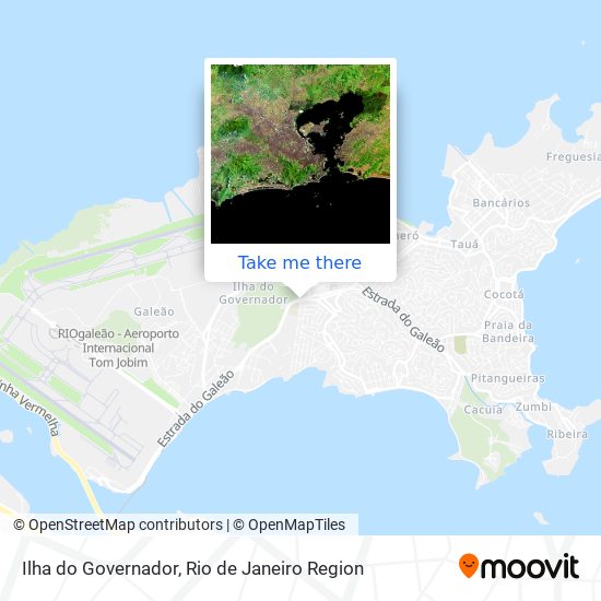 Mapa Ilha do Governador