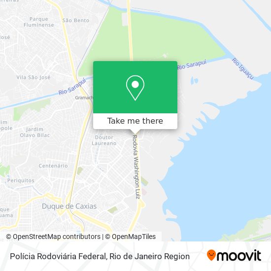 Polícia Rodoviária Federal map