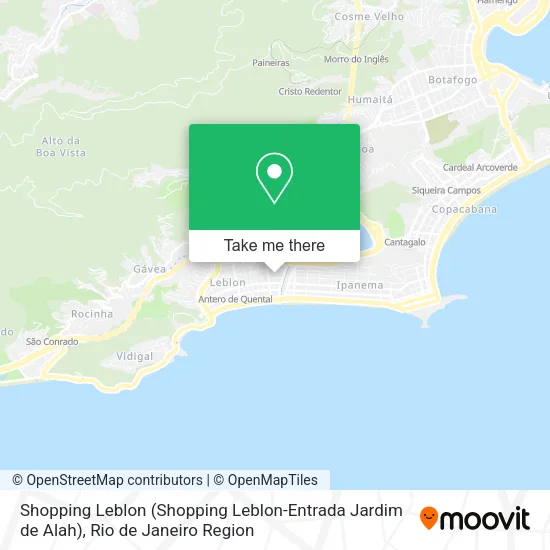 Shopping Leblon (Shopping Leblon-Entrada Jardim de Alah) map