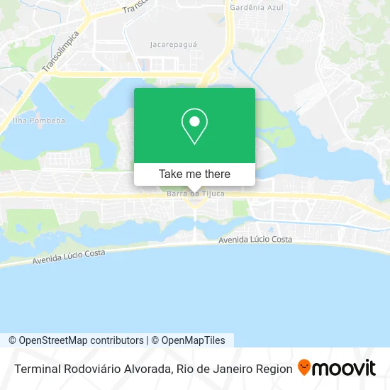 Terminal Rodoviário Alvorada map