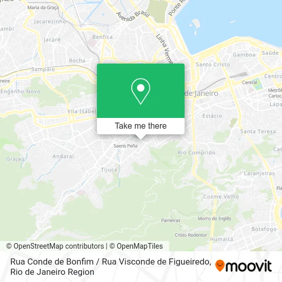 Rua Conde de Bonfim / Rua Visconde de Figueiredo map