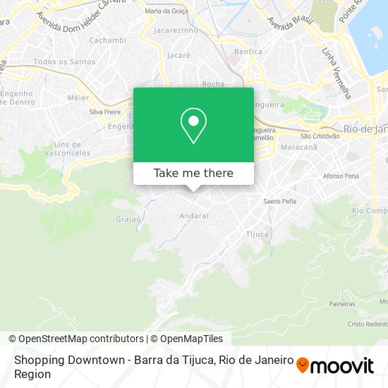 Mapa Shopping Downtown - Barra da Tijuca