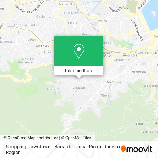 Shopping Downtown - Barra da Tijuca map