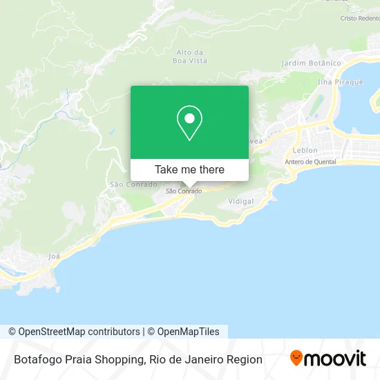 Botafogo Praia Shopping map