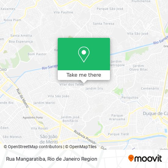 Rua Mangaratiba map