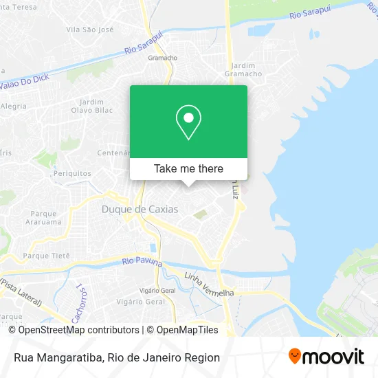 Rua Mangaratiba map