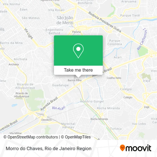 Morro do Chaves map