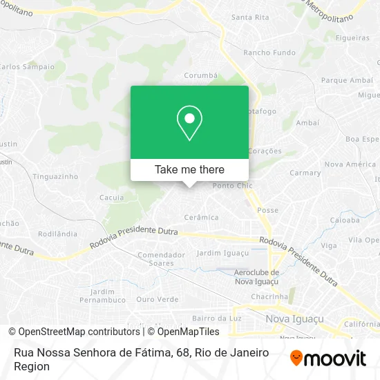 Rua Nossa Senhora de Fátima, 68 map