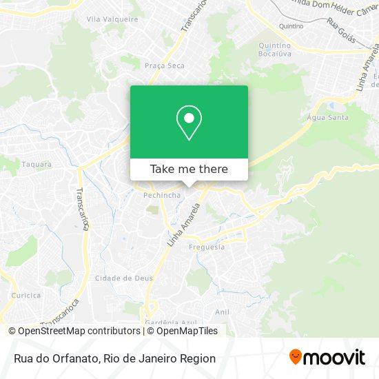 Rua do Orfanato map