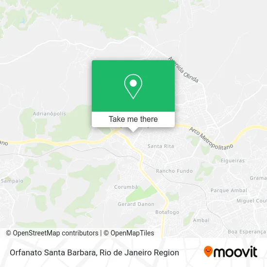 Orfanato Santa Barbara map
