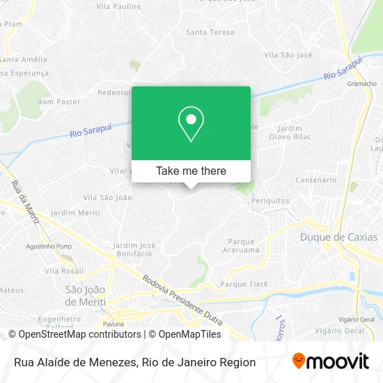 Rua Alaíde de Menezes map