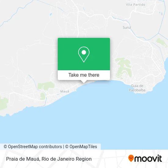 Praia de Mauá map