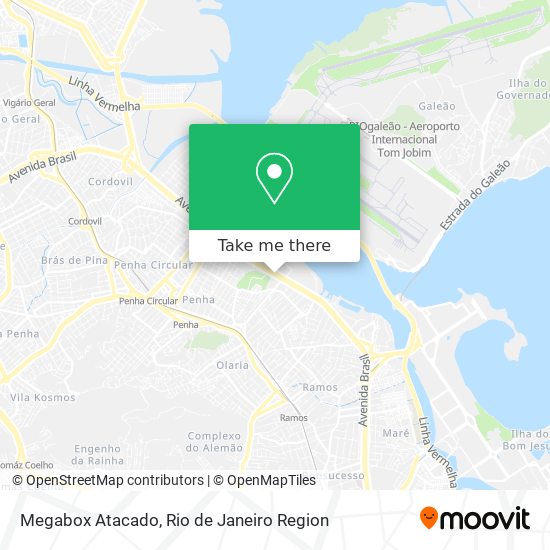 Mapa Megabox Atacado