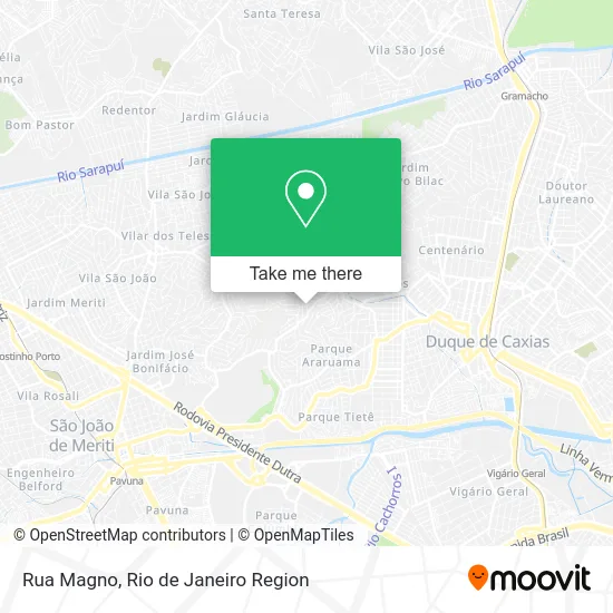 Rua Magno map