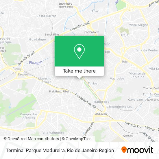 Terminal Parque Madureira map