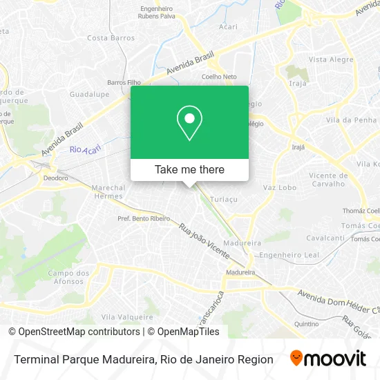 Terminal Parque Madureira map
