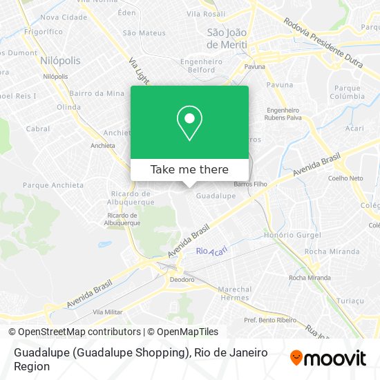 Mapa Guadalupe (Guadalupe Shopping)