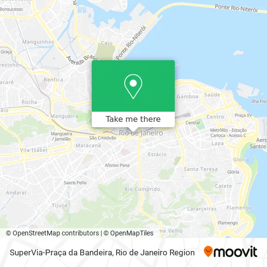 SuperVia-Praça da Bandeira map