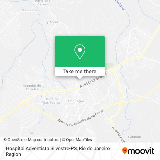 Mapa Hospital Adventista Silvestre-PS