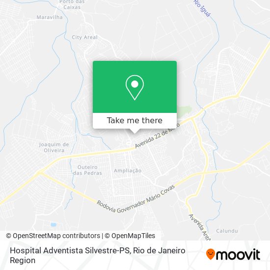 Hospital Adventista Silvestre-PS map