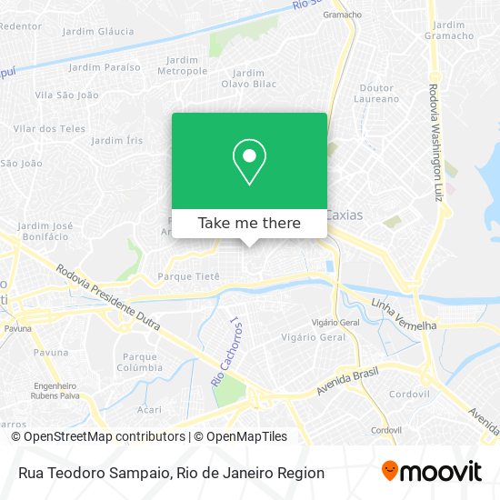 Rua Teodoro Sampaio map