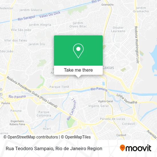 Rua Teodoro Sampaio map