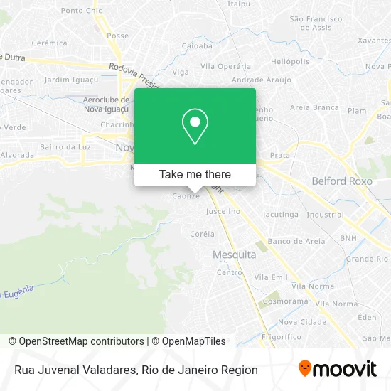 Rua Juvenal Valadares map