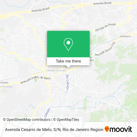 Avenida Cesario de Melo, S/N map