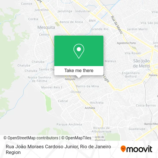 Rua João Moraes Cardoso Junior map