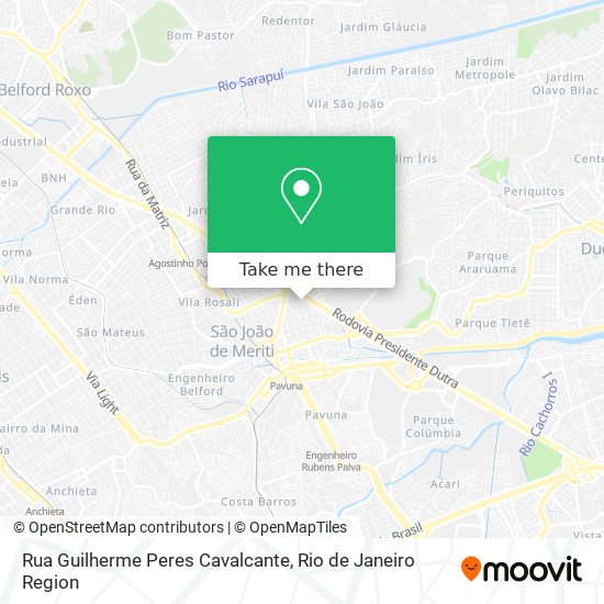 Mapa Rua Guilherme Peres Cavalcante