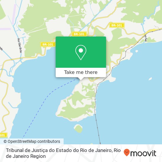 Mapa Tribunal de Justiça do Estado do Rio de Janeiro