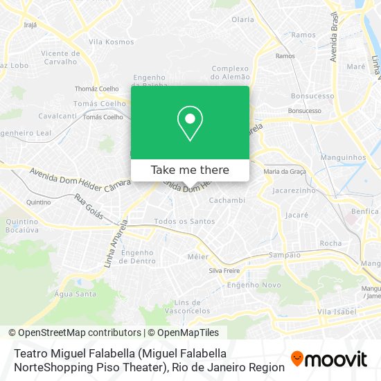 Teatro Miguel Falabella (Miguel Falabella NorteShopping Piso Theater) map