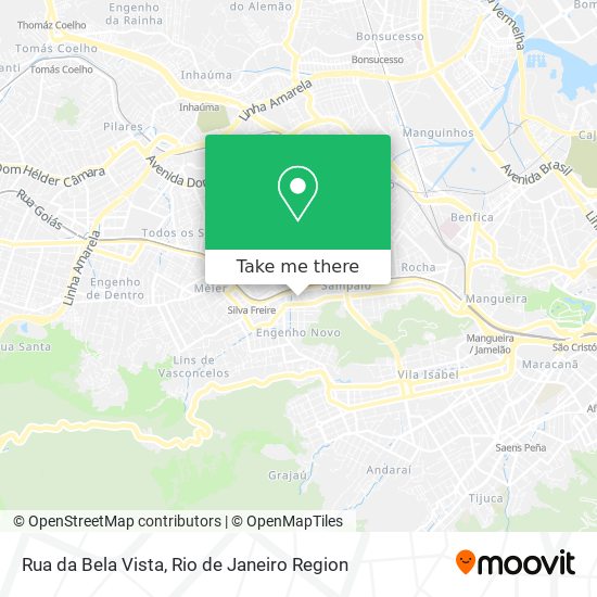 Mapa Rua da Bela Vista