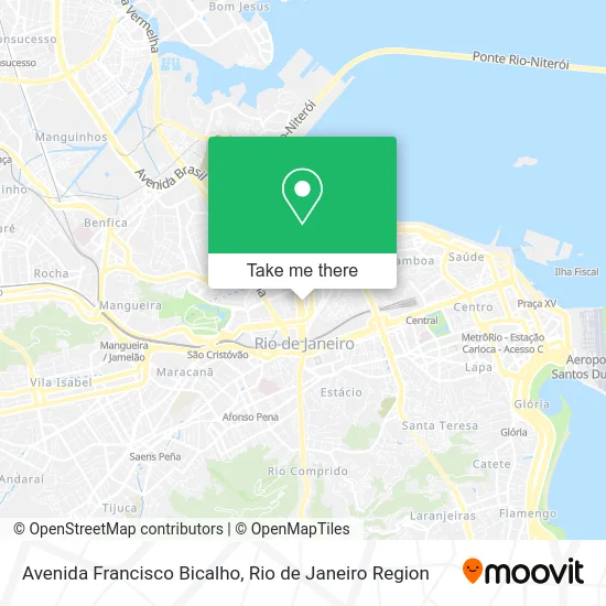 Avenida Francisco Bicalho map