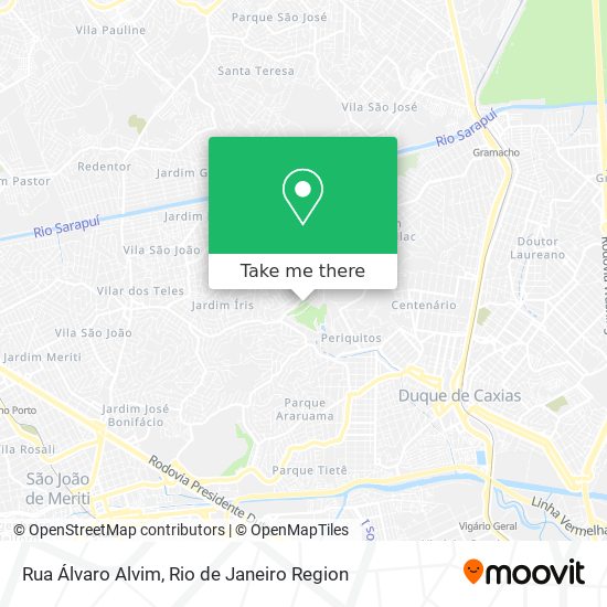 Mapa Rua Álvaro Alvim