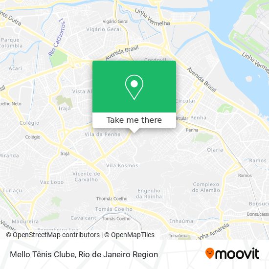 Mello Tênis Clube map
