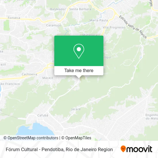 Fórum Cultural - Pendotiba map