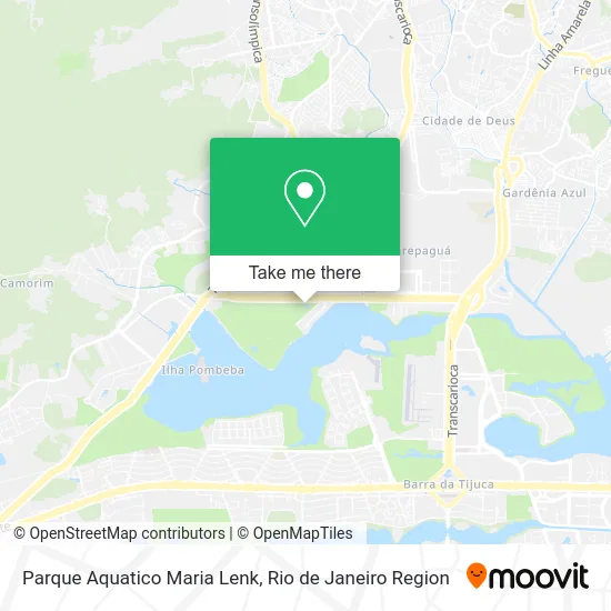 Parque Aquatico Maria Lenk map